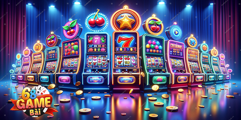 Các loại game slots phổ biến trên 68gamebai